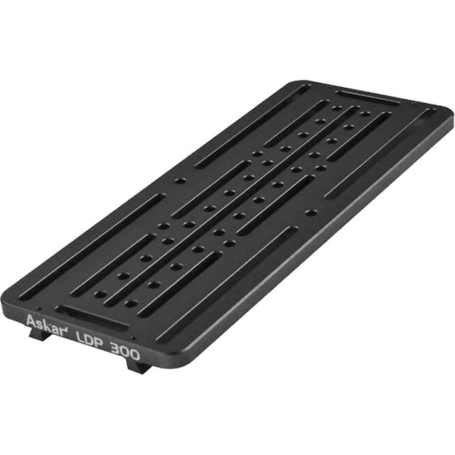 Queue d'aronde mâle type Losmandy long.  300mm noire - Askar Platines et colliers