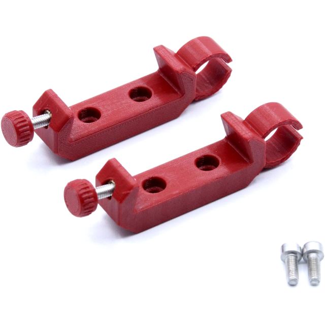 Platine queue d'aronde femelle type Vixen pour ASIAIR Plus ou Mini avec passe-câbles rouge (lot de 2) - AstroPrints Accessoires informatiques