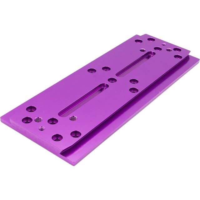 Queue d'aronde mâle type Losmandy long.  250mm violet - AltairAstro Platines et colliers