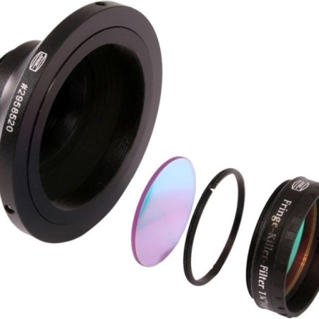 Bague adaptatrice T2 vers monture C/CS + filtre photo anti-Infrarouges UV/IR-Cut - Baader 17a. Accessoires photographiques