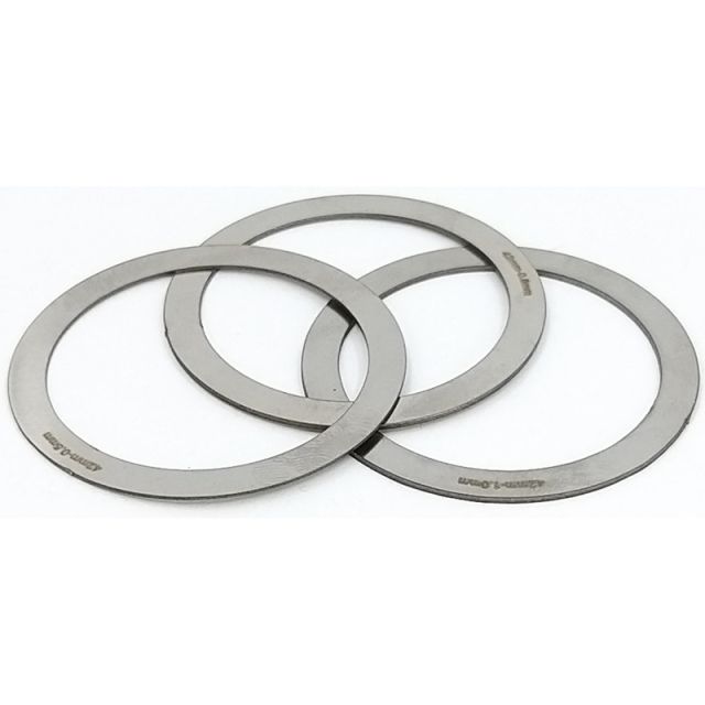 Rondelles d'alésage Ø 42mm ép. 0,5+0,8+1mm pour filetages T2 ou M42 (lot de 3) - Kepler Accessoires M42 / T2
