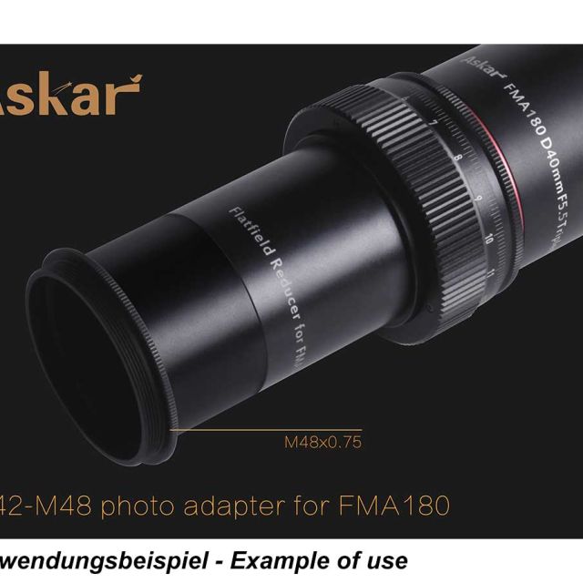 SOLDE - Bague adaptatrice T2 vers M48 pour FMA180 - Askar ...Soldes