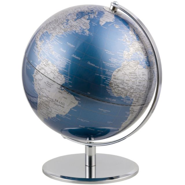 Globe terrestre Planet Ø250mm Bleu Profond - Troika Globes