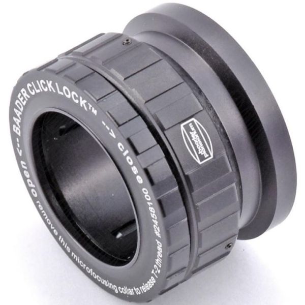 Porte-oculaires coulant 31,75mm auto-centreur avec mise au point hélicoïdale pour filetage T2 - Baader