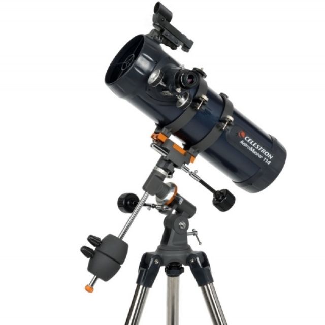 Télescope Newton 114/1000 visuel sur monture AstroMaster EQ - Celestron .Débutants