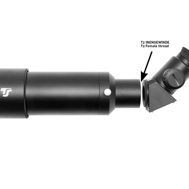 Chercheur 10x60 coudé, éclairé et redressé (seul) - TSOptics Accessoires d'autoguidage