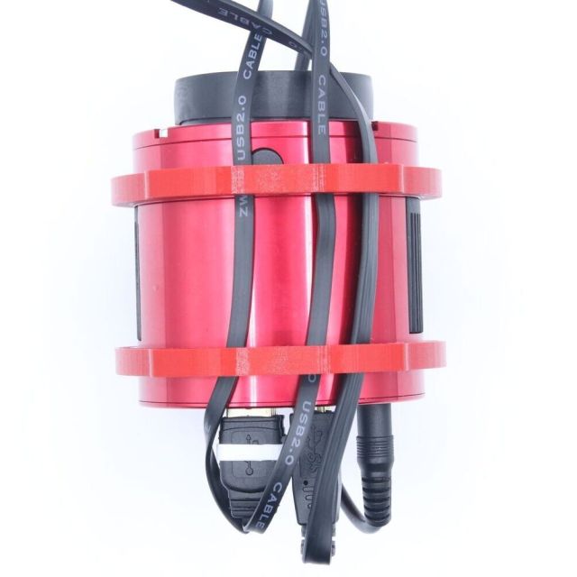 Lot de 2 pase-câbles pour caméra ZWO Ø 78mm rouges - Astroprints Accessoires informatiques